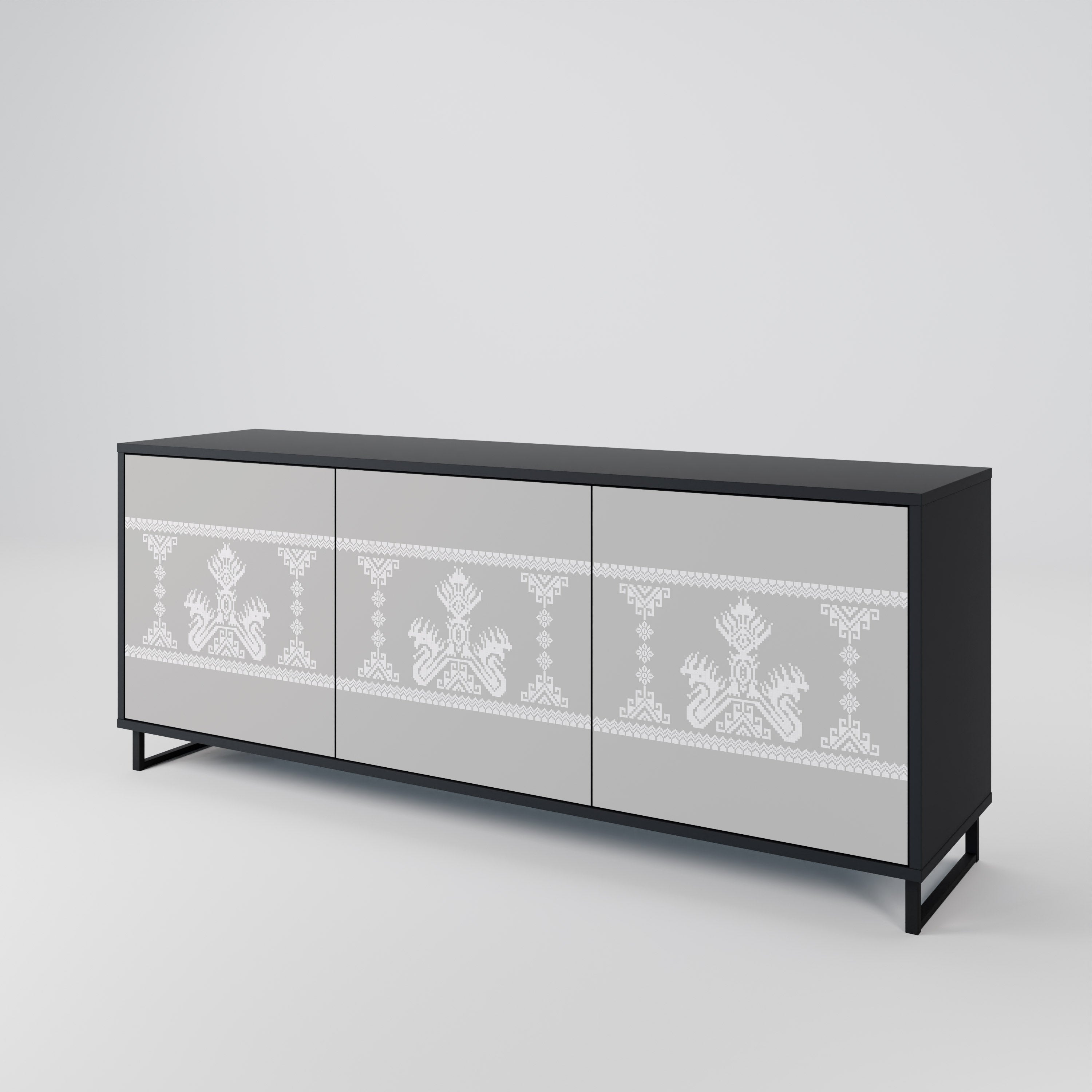 THAI GRAY Aparador de 3 Portas