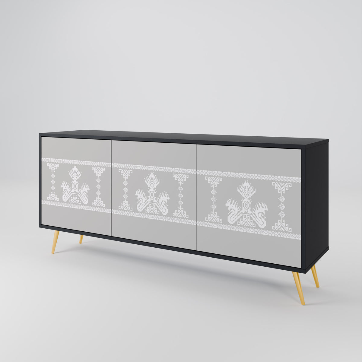 THAI GRAY Aparador de 3 Portas