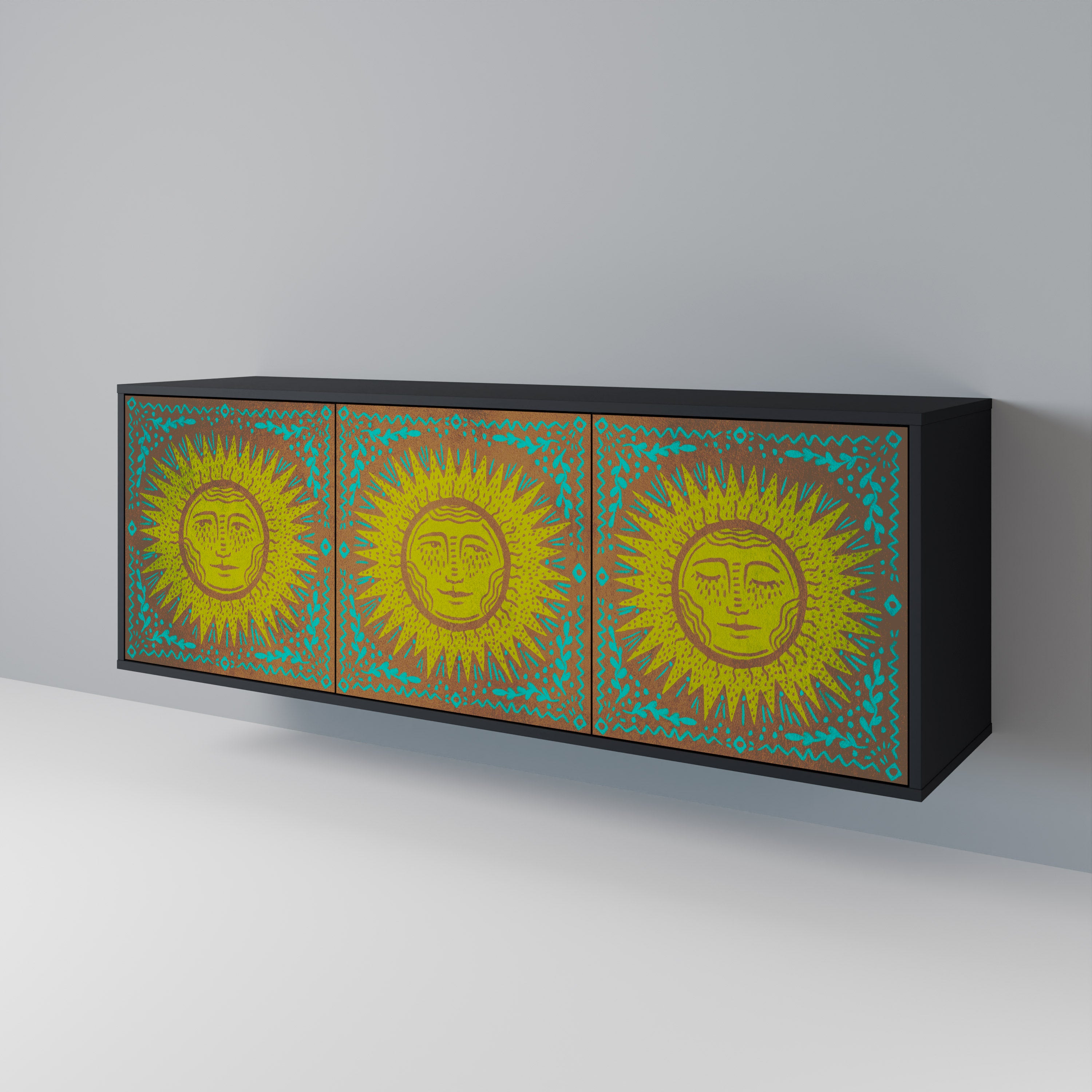 SUNSHINE EULOGY Aparador de 3 Portas