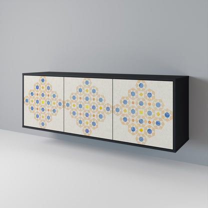 PATTERNED PRISM 3-Door Sideboard