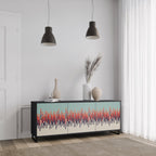 CHROMA CONTOURS 3-Door Sideboard in Black Finish