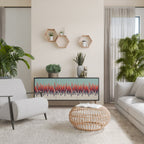 CHROMA CONTOURS 3-Door Sideboard in Black Finish