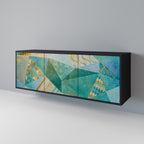 SPECTRUM SPLENDOR 3-Door Sideboard in Black Finish