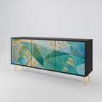 SPECTRUM SPLENDOR 3-Door Sideboard in Black Finish