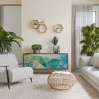 SPECTRUM SPLENDOR 3-Door Sideboard in Black Finish