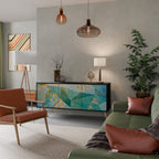 SPECTRUM SPLENDOR 3-Door Sideboard in Black Finish