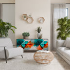 CIRCULAR RHAPSODY 3-Door Sideboard in Black Finish