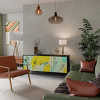 BODY LANGUAGE 3-Door Sideboard in Black Finish