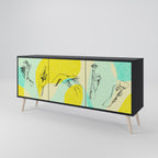 BODY LANGUAGE 3-Door Sideboard in Black Finish