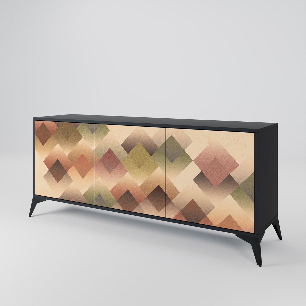 GEOMETRIC FUSION Aparador de 3 Portas