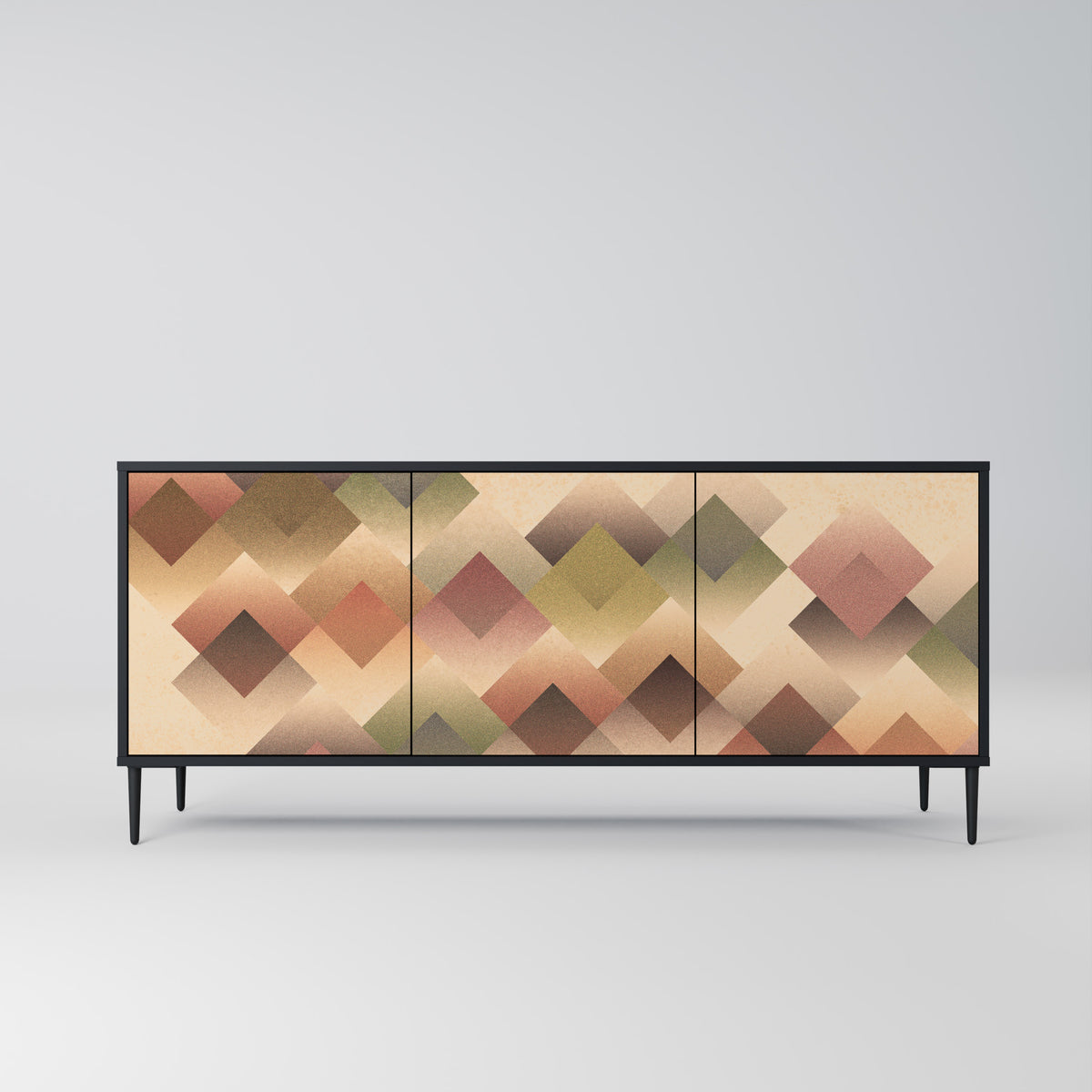 GEOMETRIC FUSION Aparador de 3 Portas