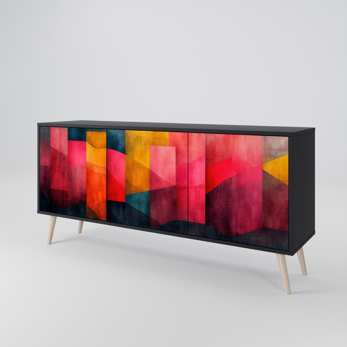 COLORFUL SOUNDS 3-Door Sideboard