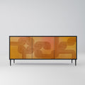 STRENGTHENING RELATION 3-Door Sideboard in Black Finish