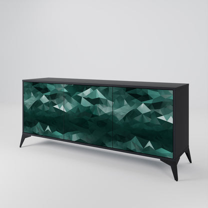 POLYGONAL FLOATING Aparador de 3 Portas