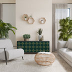 ROYAL MEDALLION 3-Door Sideboard in Black Finish