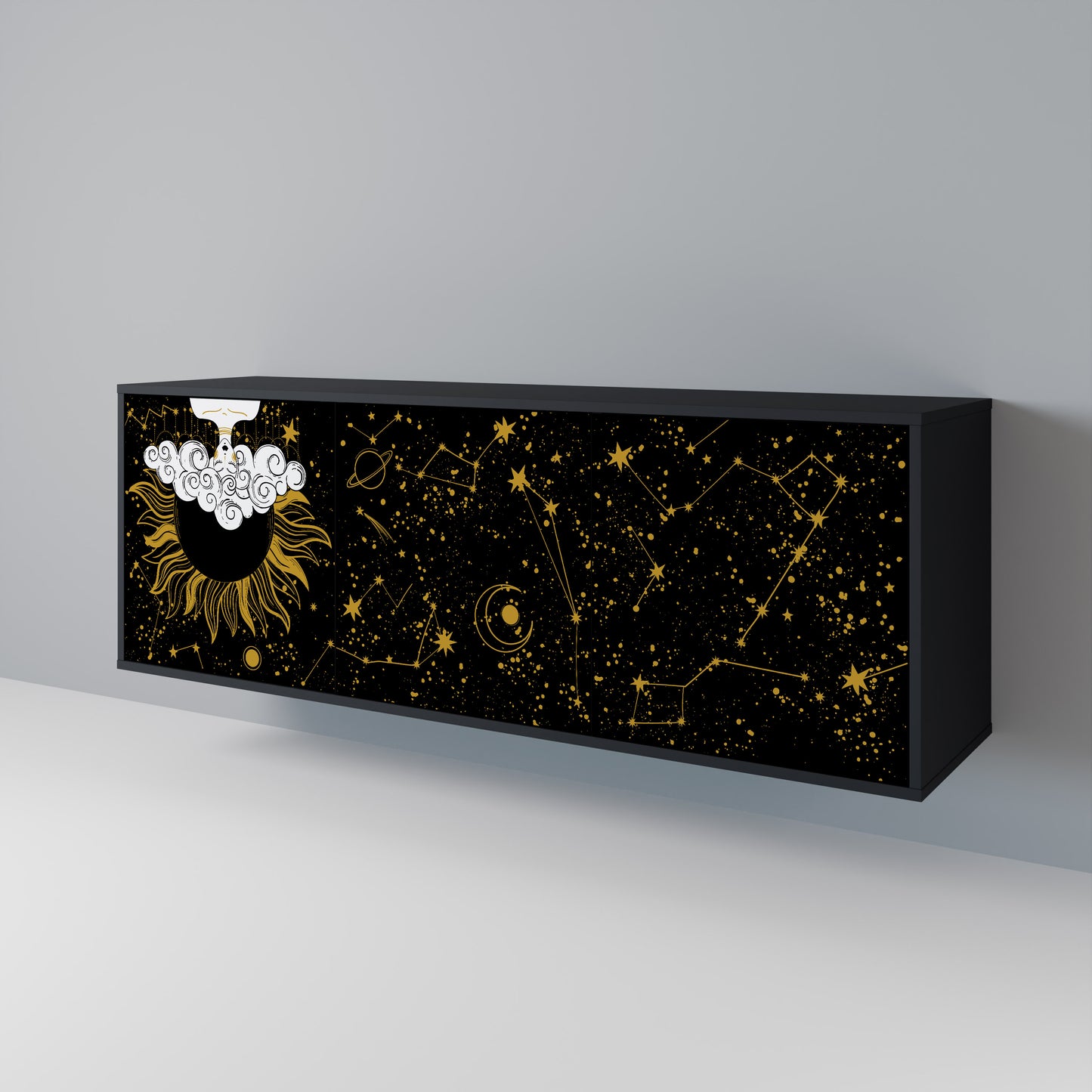 STELLAR CONSTELLATIONS Aparador de 3 Portas