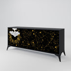 STELLAR CONSTELLATIONS 3-Door Sideboard in Black Finish