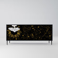 STELLAR CONSTELLATIONS 3-Door Sideboard in Black Finish