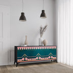 ROYAL COMPOSITION 3-Door Sideboard in Black Finish