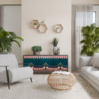 ROYAL COMPOSITION 3-Door Sideboard in Black Finish