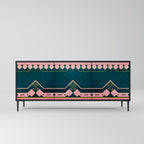 ROYAL COMPOSITION 3-Door Sideboard in Black Finish