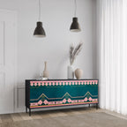 ROYAL COMPOSITION 3-Door Sideboard in Black Finish