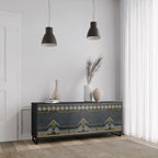 ROYAL ORDINARINESS 3-Door Sideboard in Black Finish
