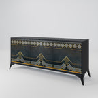 ROYAL ORDINARINESS 3-Door Sideboard in Black Finish