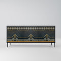 ROYAL ORDINARINESS 3-Door Sideboard in Black Finish
