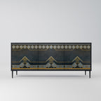 ROYAL ORDINARINESS 3-Door Sideboard in Black Finish