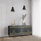 ROYAL ORDINARINESS 3-Door Sideboard in Black Finish