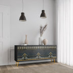 ROYAL ORDINARINESS 3-Door Sideboard in Black Finish