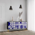 THE RIGHT PLACES 3-Door Sideboard in Black Finish