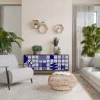 THE RIGHT PLACES 3-Door Sideboard in Black Finish