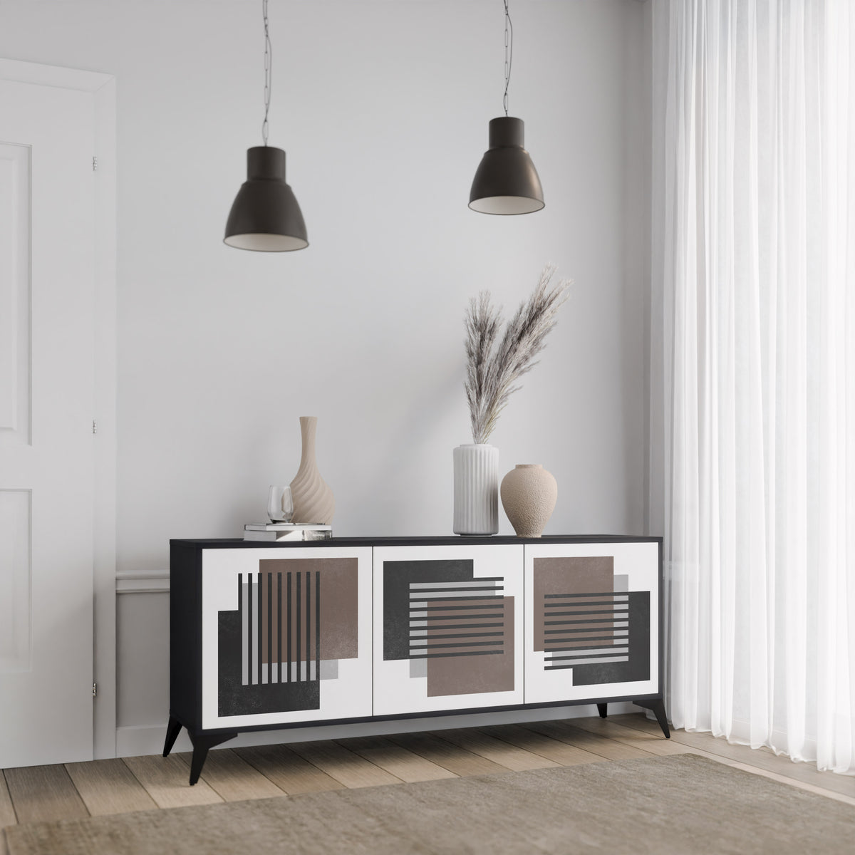 SHADOW SYNCHRONY Aparador de 3 Portas