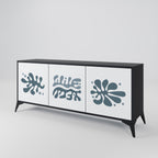 WONDERLAND VEGETATION 3-Door Sideboard in Black Finish