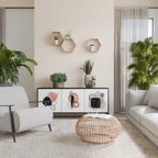 COLORFUL SHAPES Aparador de 3 Portas em Acabamento Preto