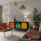 TOGETHER BUT SEPARATELY 3-Door Sideboard in Black Finish