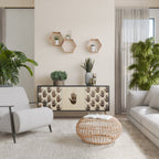 SEE MORE 3-Door Sideboard in Black Finish