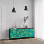 NOSTALGIC MEMORIES 3-Door Sideboard in Black Finish