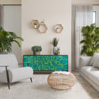 NOSTALGIC MEMORIES 3-Door Sideboard in Black Finish