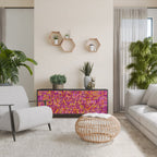 LOVELY MEMORIES 3-Door Sideboard in Black Finish