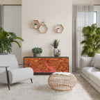 FLOATING THOUGHTS 3-Door Sideboard in Black Finish