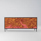 FLOATING THOUGHTS 3-Door Sideboard in Black Finish