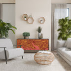 FLOATING THOUGHTS 3-Door Sideboard in Black Finish