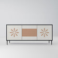 DAILY HARMONY 3-Door Sideboard in Black Finish