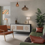 DAILY HARMONY 3-Door Sideboard in Black Finish