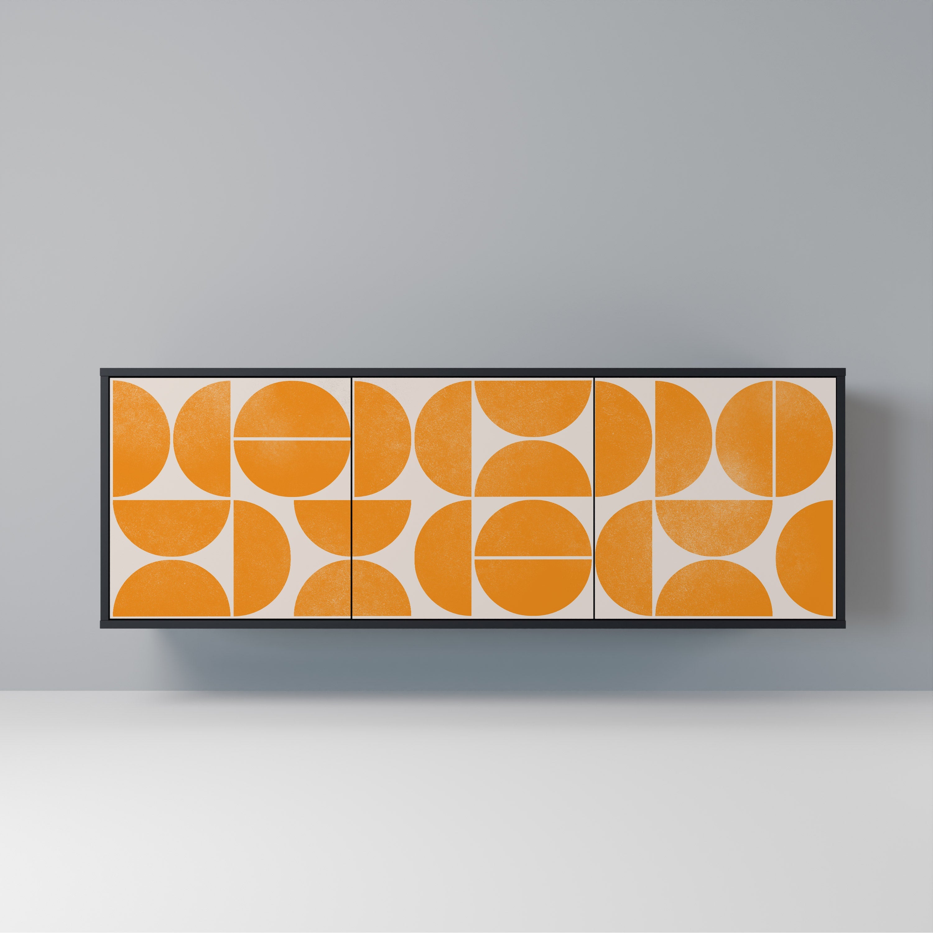 RECURRING DREAMS 3-Door Sideboard in Black Finish