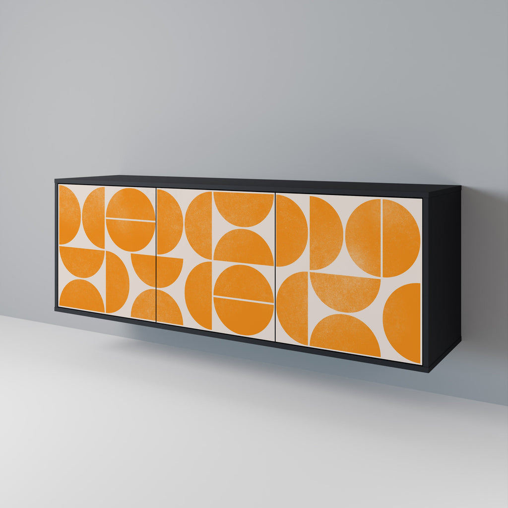 RECURRING DREAMS 3-Door Sideboard in Black Finish