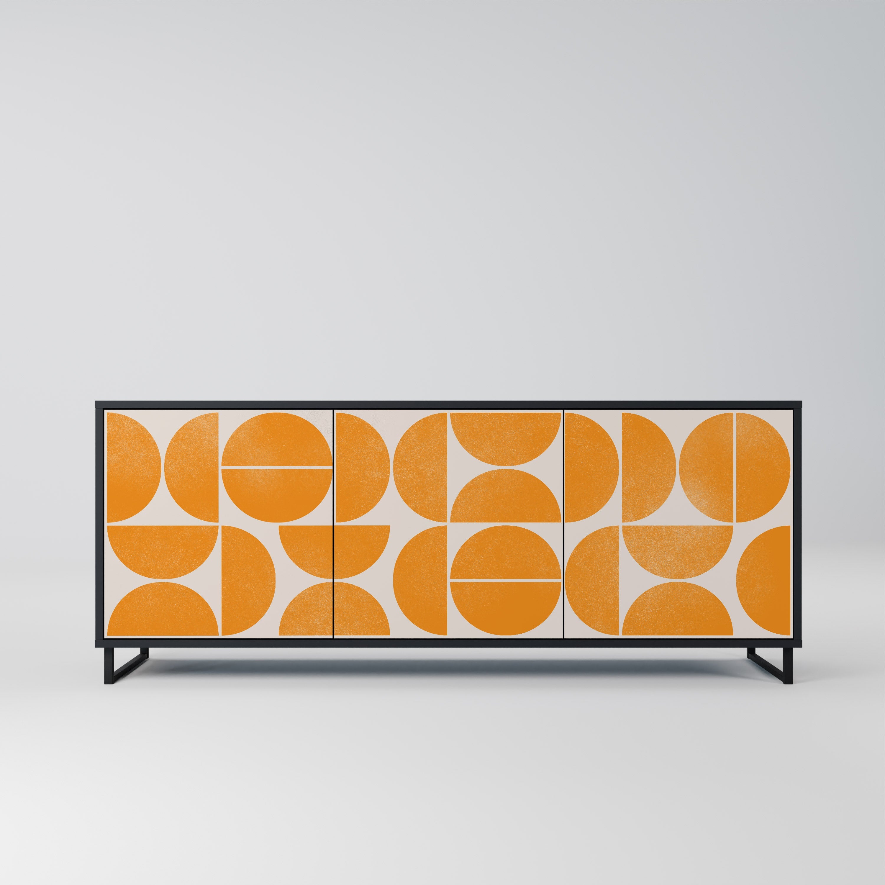 RECURRING DREAMS 3-Door Sideboard in Black Finish